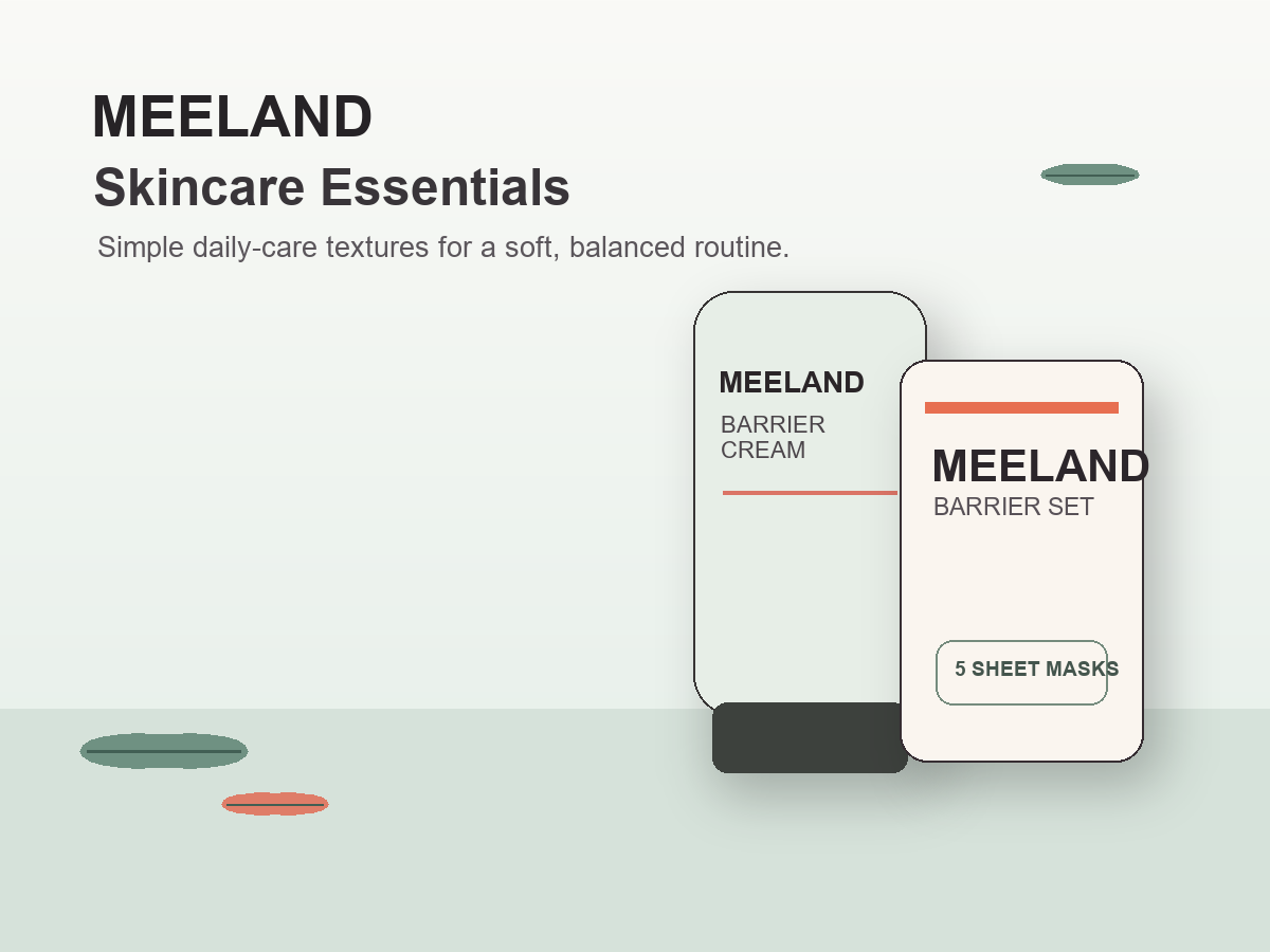 Meeland skincare essentials